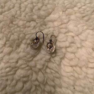 Silpada Silver Engraved Earrings